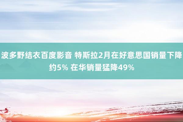波多野结衣百度影音 特斯拉2月在好意思国销量下降约5% 在华销量猛降49%